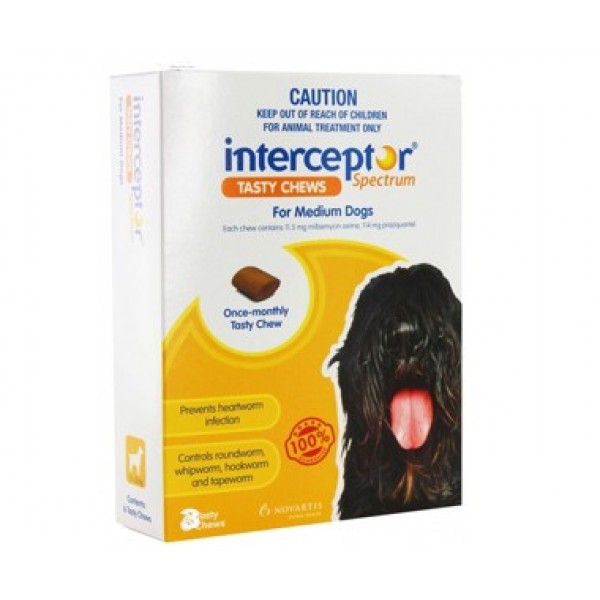 interceptor sentinel spectrum for dogs